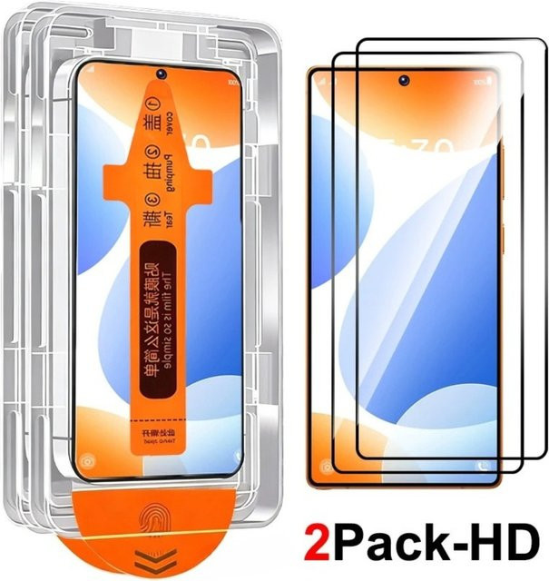 2er-Pack Displayschutzfolien aus gehärtetem Glas für OPPO A6 Pro, A5X und A5 Pro, transparent und kratzfest - Bild 1