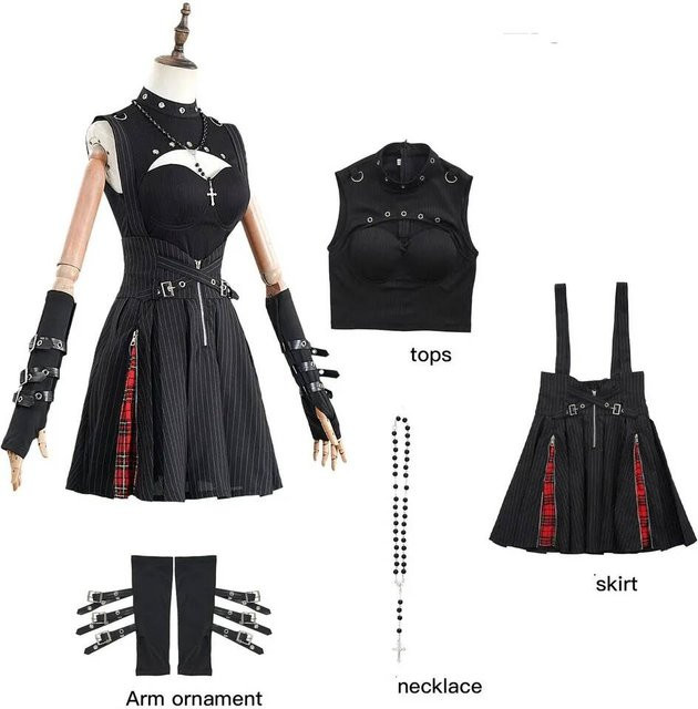 Halskette, Kleid Set, Misa Amane, Blau, Damen - Bild 1
