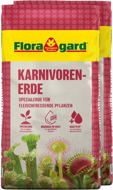 Floragard Kanivorenerde Spezialsubstrat für Zimmerpflanzen, 2 x 5 l - Bild 1