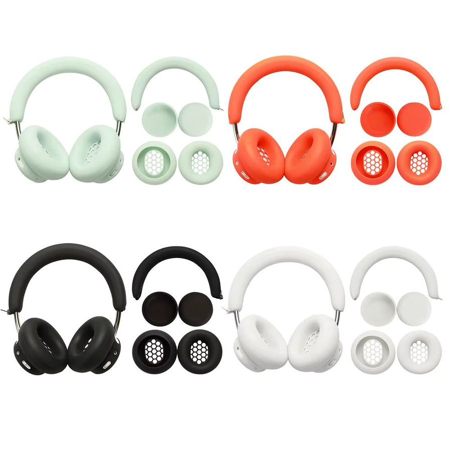 Silikon-Ersatzset für CMF by NOTHING Headphone Pro: Kratzfeste Ohrpolster und staubdichte Kopfhörerhülle in Schwarz - Bild 2