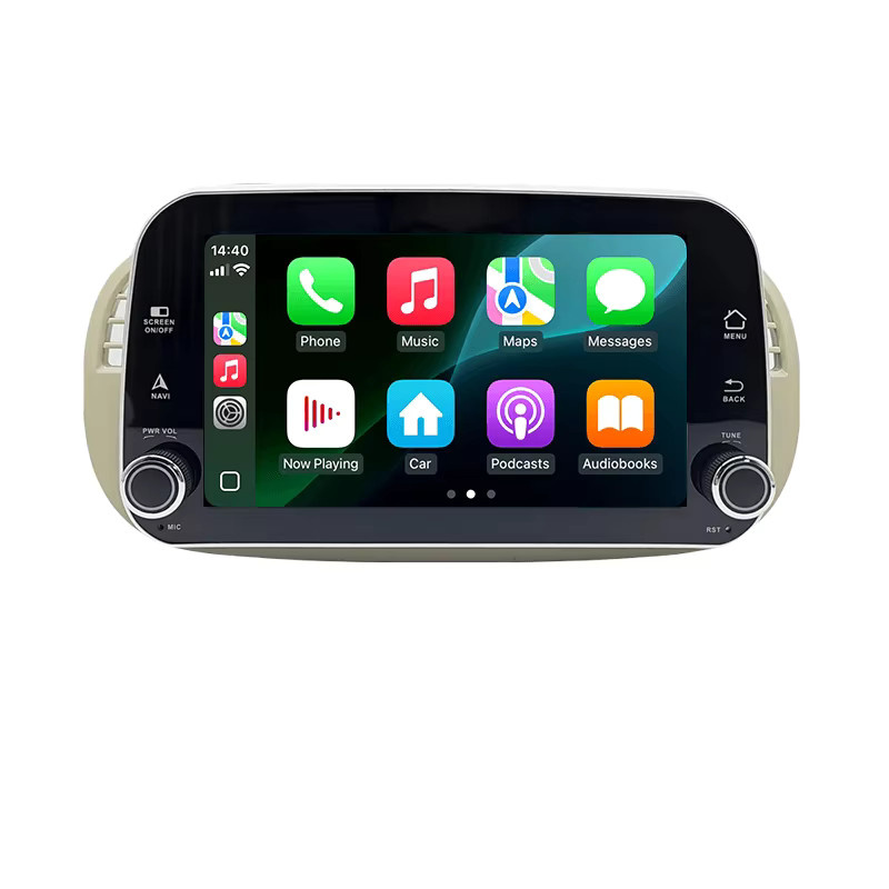 Android Auto Multimedia Bildschirm Stereo mit GPS Navigation und Rückfahrkamera Unterstützung für FIAT 500 Abarth 2007-2015 Auto Upgrade Kit - Bild 7