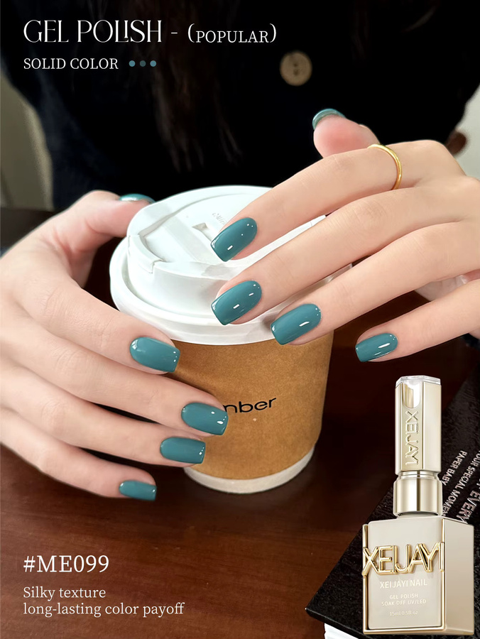 XEIJAYI Nagelgel, türkisgrün, glänzend, 15 ml - Bild 3