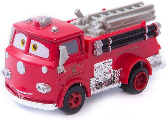 Disney Cars 2 3 Lightning McQueen Hook Sheriff Fritter Modellauto, 1:55, Metall, ab 14 Jahren - Bild 1