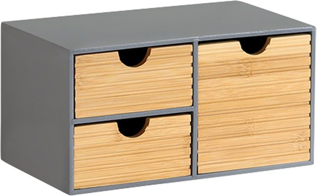 Kesper Organizer aus Holz in Grau B/H/L: 16 x 14 x 27 cm - Bild 1