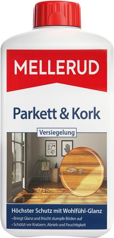 Mellerud Parkett-Glanzversiegelung auf Wasserbasis, Weiß, 1 l - Bild 1