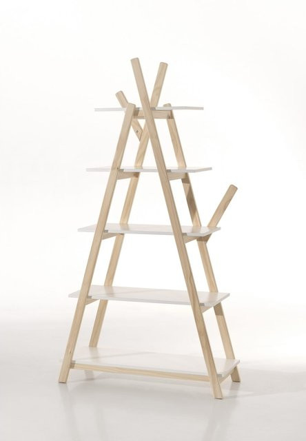 Vipack Regal Kiddy für Kinderzimmer in Weiß aus MDF und Kiefernholz - Bild 1