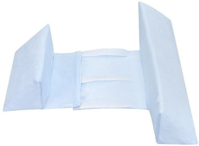 Angel 05 Baby Schlafkissen aus Samt und Baumwolle, verstellbarer Schlafpositionierer für Neugeborene und Säuglinge, Blau - Bild 1