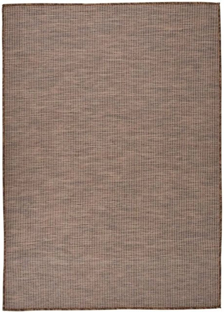 vidaXL Outdoorteppich Flachgewebe Braun B: 140 cm, T: 200 cm - Bild 1