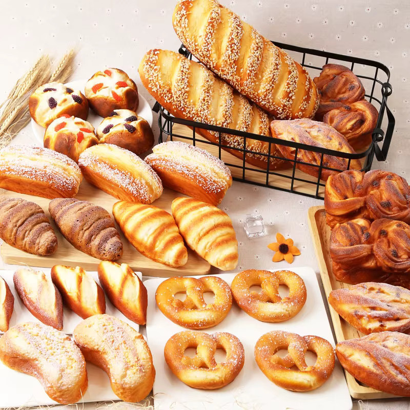 Künstliches Lebensmittelmodell Donut als Dekorationsartikel für Bäckerei-Displays und Fotografie-Requisiten - Bild 2
