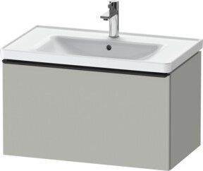 Duravit Waschtischunterschrank D-Neo, wandhängend, weiß/grau matt, B: 78,4 cm, T: 45,2 cm, H: 44,0 cm - Bild 1