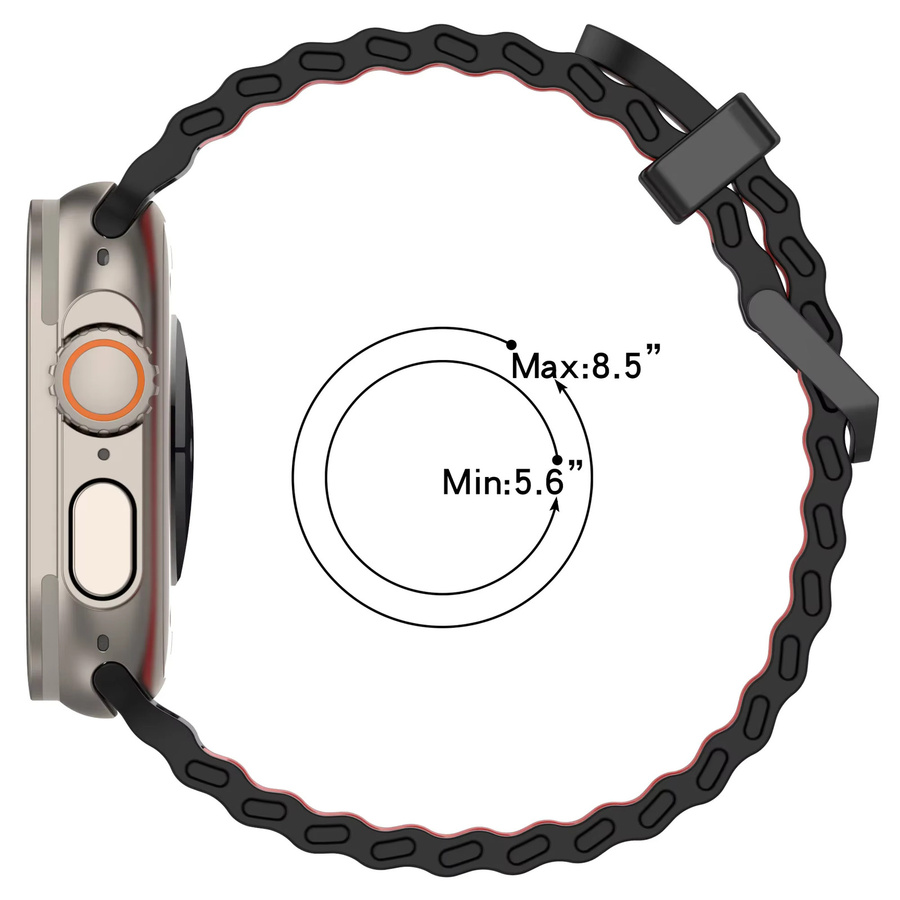 Silikonarmband, Bicolor, Unisex - Bild 4
