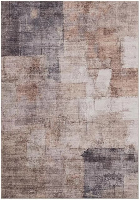 Vercai Rugs Teppich Flanel Abstrakt Modern Beige Braun B: 200 cm, T: 290 cm - Bild 1