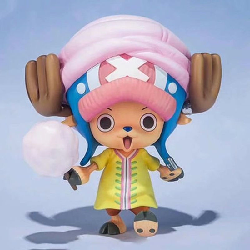 Bandai One Piece Tony Tony Chopper Cotton Candy Ver. PVC-Actionfigur für Kinder, mehrfarbig, Höhe: 10 cm - Bild 1