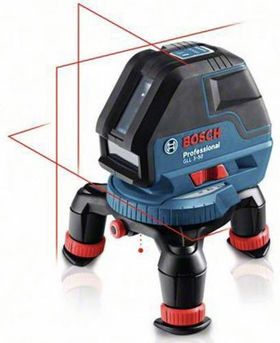 Bosch Professional Kreuzlinienlaser GLL 3-50 Professional in Blau mit 10m Reichweite - Bild 1
