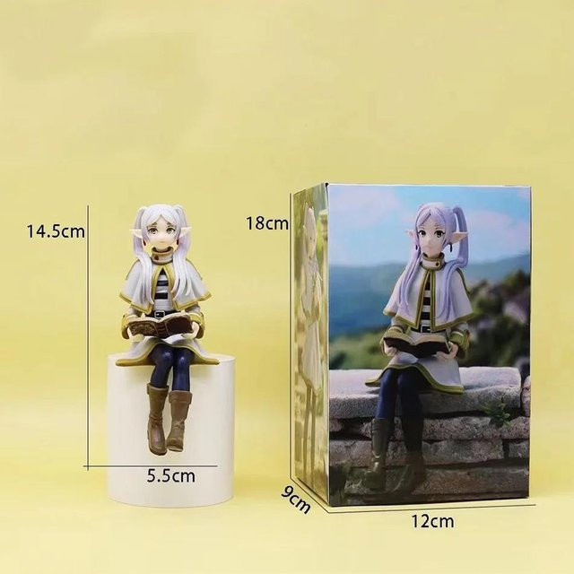 Yiran toy 1 Frieren: Beyond Journey's End Anime Figur, Sitzende Farn Actionfiguren, 14 cm, ab 14 Jahren - Bild 1
