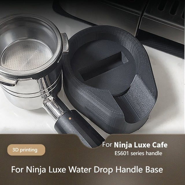 JUSTINLAU Kaffee Tamping Station für Ninja ES 601 655 701 Kaffeemaschinen Siebträger Zubehör in Schwarz - Bild 1