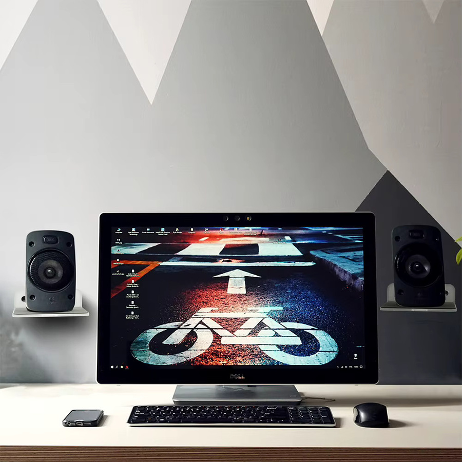 Multifunktionales Acryl-Lautsprecherregal von Bose für Soundlink Revolve, Wandmontage, transparent/beige - Bild 2