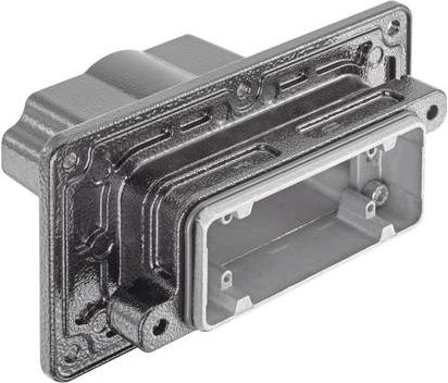 HARTING Wanddurchführungsgehäuse aus Edelstahl in Grau - Bild 1