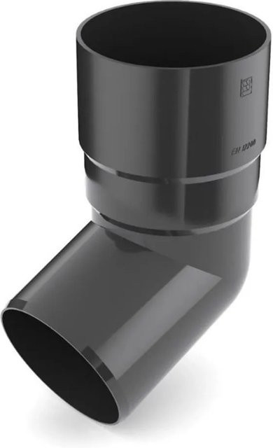 Bryza Dachrinnenbogen 67,5 Grad System 90 in Graphit aus PVC - Bild 1