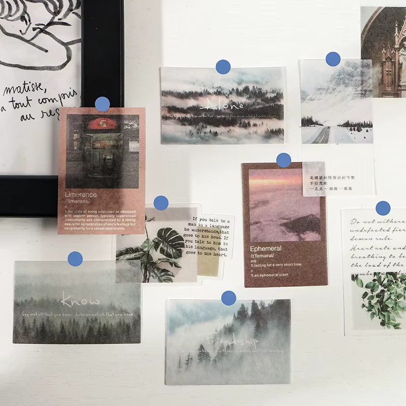 Mr.Paper Washi-Sticker-Packs im Ins-Style mit Vintage Ästhetik für Scrapbooking, Journaling und DIY-Basteln, Multicolour - Bild 4
