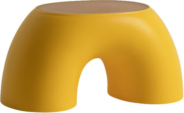 ZuiyouSports1 Kinderhocker aus Kunststoff in Gelb und Multicolour, rutschfest und stabil für das Kinderzimmer