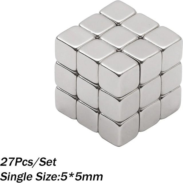 Multifunktions-Würfelmagnet für Nagelkunst, White, Glänzend - Bild 1