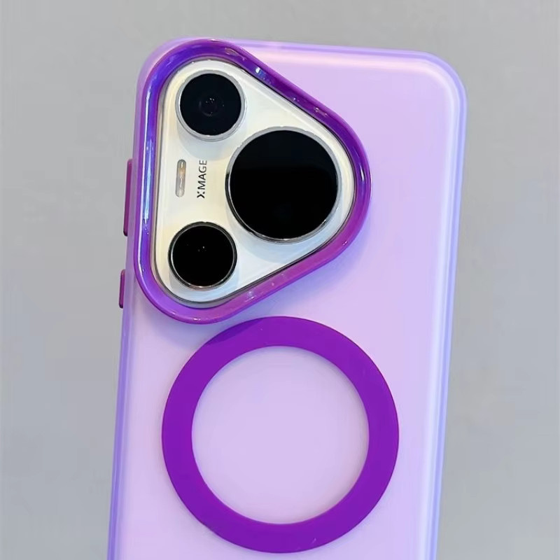 Huawei MagSafe Wireless Charge Handyhülle für Pura 80 70 Ultra Mate 70 60 Pro Plus in Transparent, Weiß oder Violett mit mattem Finish - Bild 1