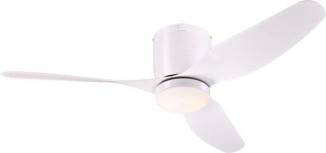 WESTINGHOUSE Deckenventilator Carla in Weiß mit LED-Beleuchtung, Fernbedienung und dimmbarer Funktion, Durchmesser: 117 cm - Bild 1