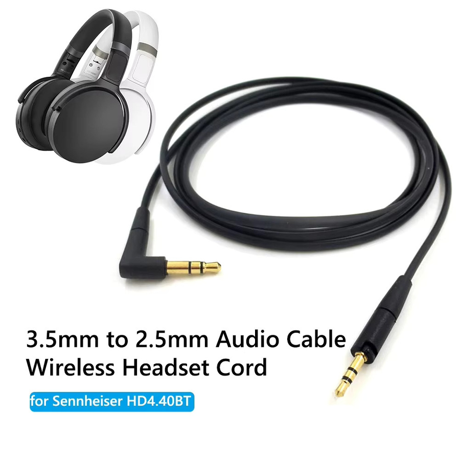Sennheiser Ersatz-Audiokabel für MOMENTUM 3, HD400S, HD450BT und HD458BT, 3,5 mm auf 2,5 mm Jack, Schwarz - Bild 2