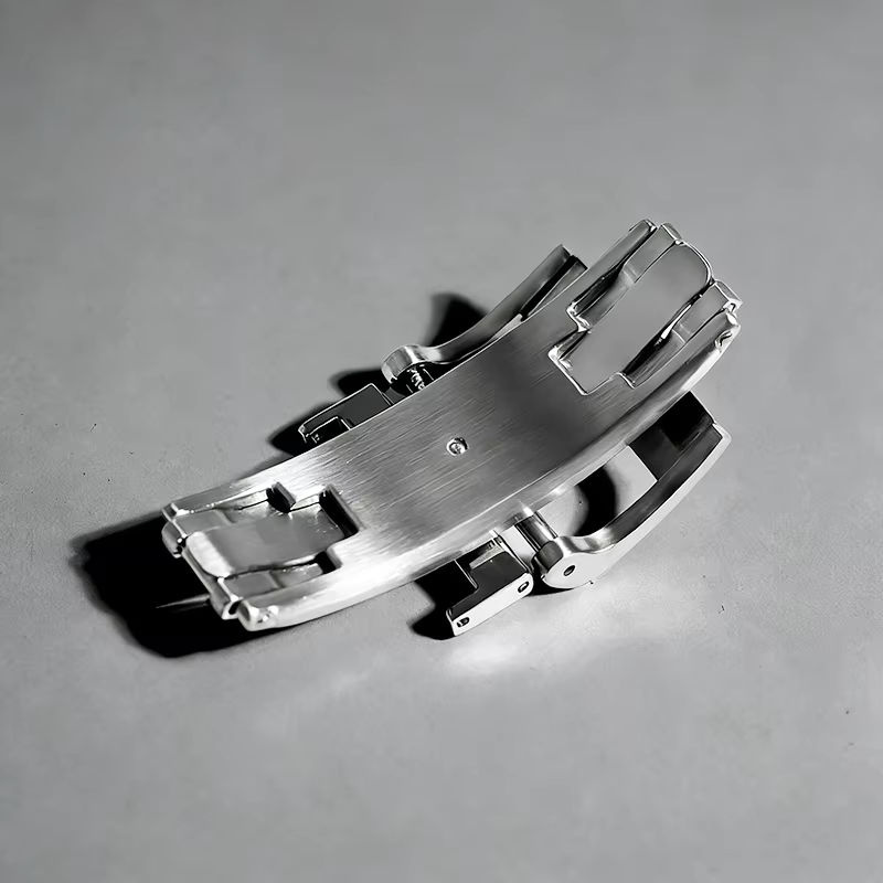 Delugs Faltschließe, Silber, Uhrenarmband-Verschluss - Bild 4