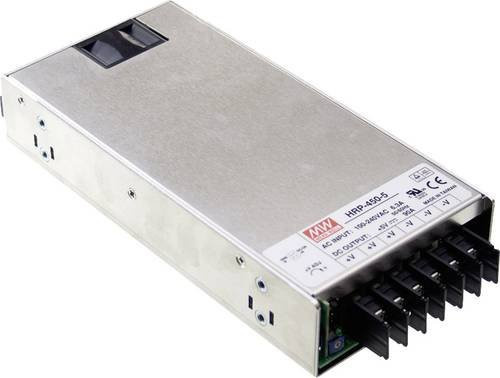 Mean Well MW HRP-450-5 Schaltnetzteil 5 V/DC 90A 450W in Silber - Bild 1