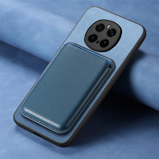 JOCAJE MagSafe Ledertasche für Honor Magic 7 Pro und Magic7Lite als 2-in-1 Geldbörse mit abnehmbarer Kartentasche, Blau - Bild 1