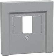 Merten Zentralplatte Aluminium für Telekommunikations-Anschlussdose Typ 297960 in Silber - Bild 1