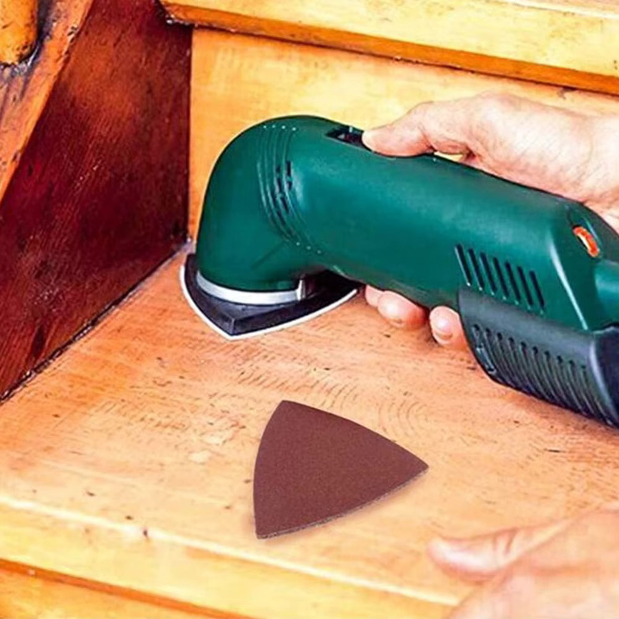 Toorise 77-teiliges Set Dreieckiges Schleifpapier für Multitools mit Körnungen 60/80/120/180/240 Grit - Bild 4