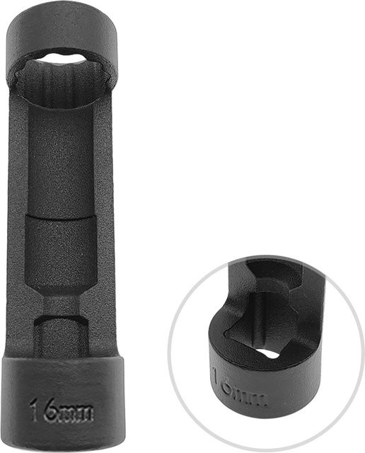KaiSai Federbeinmutter-Steckschlüssel 12-Punkt mit 1/2 Zoll Antrieb, 24mm, Schwarz - Bild 1