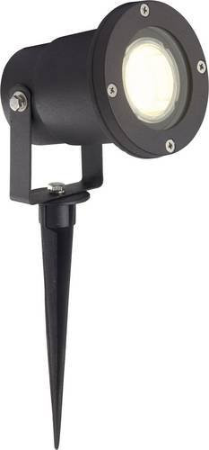 Brilliant Janko LED Außenerdspieß Gartenstrahler Schwarz Höhe: 32 cm mit GU10 3W LED-Reflektorlampe inkl. - Bild 1