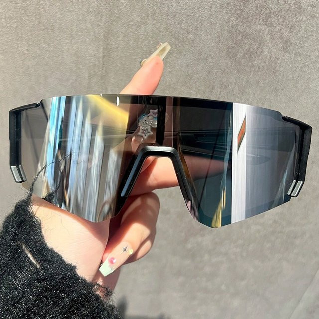 RELEN Sportbrille Unisex, multicolor, Kunststoff, großer Rahmen - Bild 1