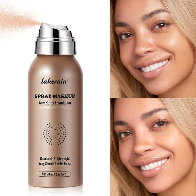 ibcccndc Spray-Foundation Magic Airbrush, Nude, Mattierend, 70 ml - Bild 1