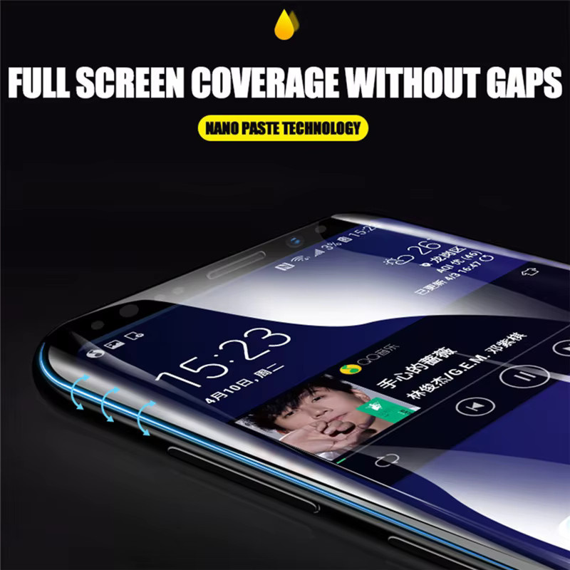 3er-Pack TPU-Hydrogel-Displayschutzfolie für Samsung Galaxy S8 S9 S10 Plus S10e Note 10 Plus 9 8 7 FE, transparent - Bild 2