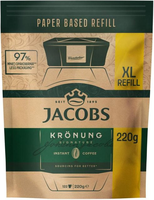 Jacobs Krönung XL, gefriergetrockneter Instantkaffee, 220 g - Bild 1