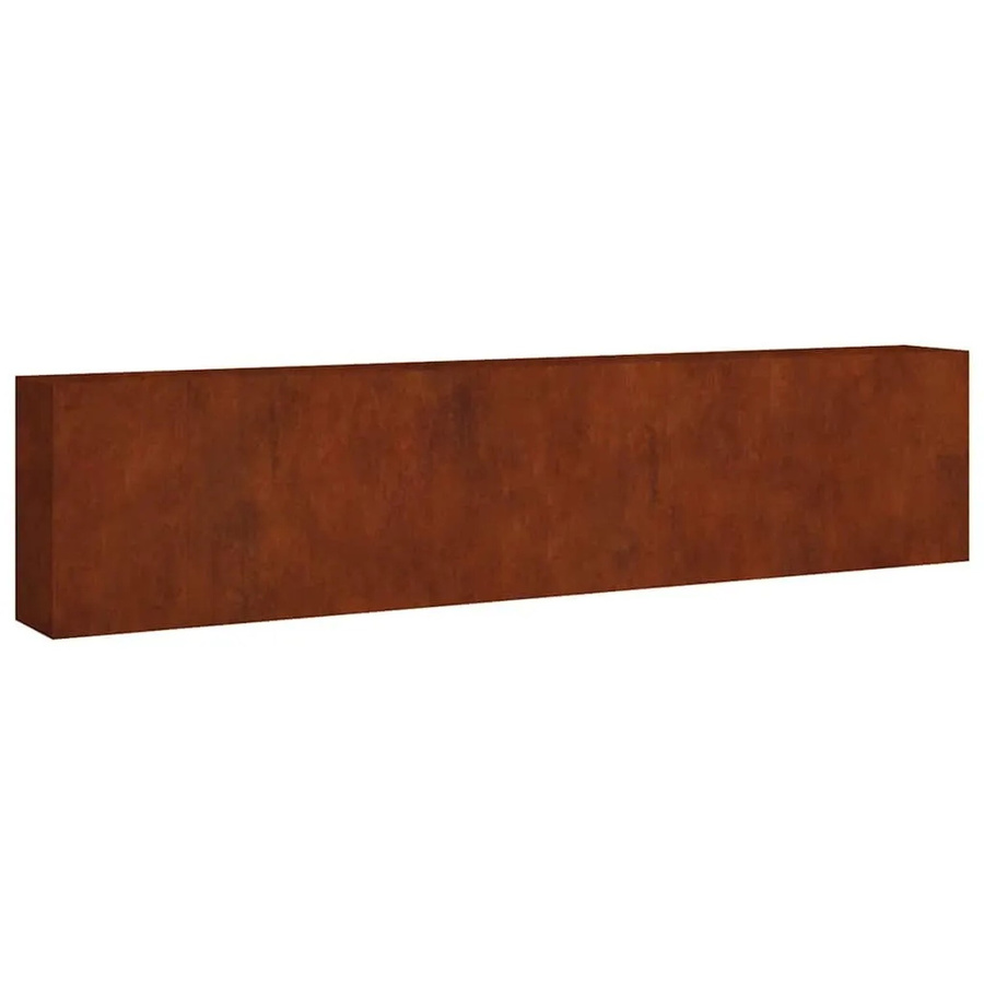 vidaXL Hochbeet aus Cortenstahl in Braun, B/T/H: 360 x 40 x 80 cm - Bild 2