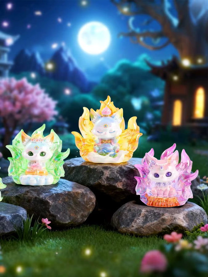 52TOYS Neun-Schwänzige Fuchs-Serie, Antike Poesie und Malerei Blind Box, Mystery Box - Bild 4