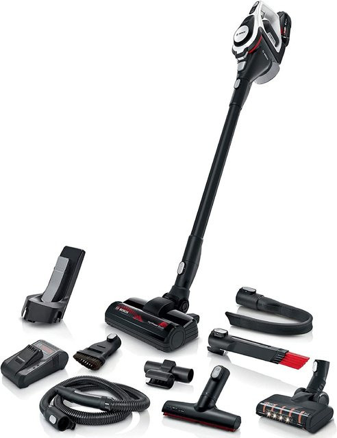 Bosch BSS825MULT Akku Staubsauger Schwarz mit LED-Scheinwerfer und Hartbodenbürste - Bild 1