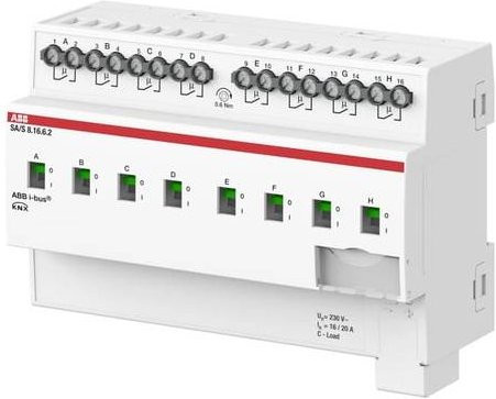 ABB Schaltaktor SA/S8.16.6.2 8-fach 16A C-Last in Weiß - Bild 1