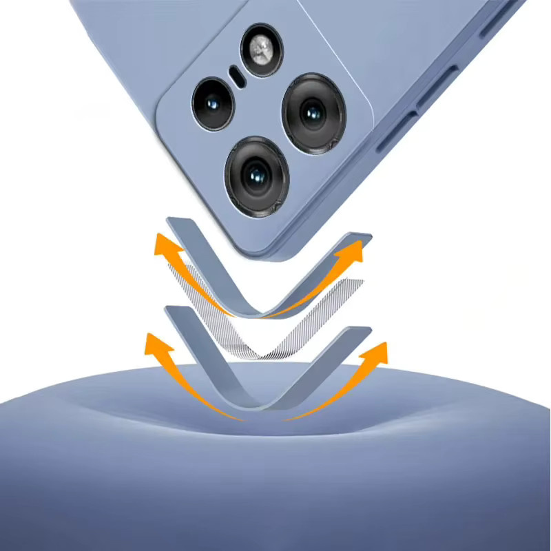 TPU-Schutzhülle aus flüssigem Silikon für Motorola EDGE 50 Fusion Pro 50/40/30 NEO G85 G35 G84 G54 G34 G24 G14 G04/S E14/13 G32 in Blau - Bild 2
