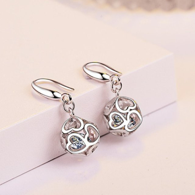 YDSMOSO Ohrringe 925 Silber, Moissanit, Damen - Bild 1