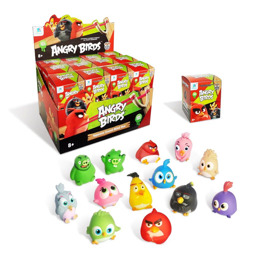 Rongdafeng Angry Birds Squeeze Sound Blind Box Blues Vogel Actionfigur in Rot und Multicolor als Sammlerstück und Dekoration für Kinder - Bild 2