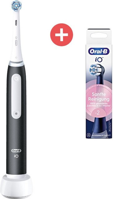 Oral-B iO Series 3n Elektrische Zahnbürste, Schwarz, Unisex - Bild 1
