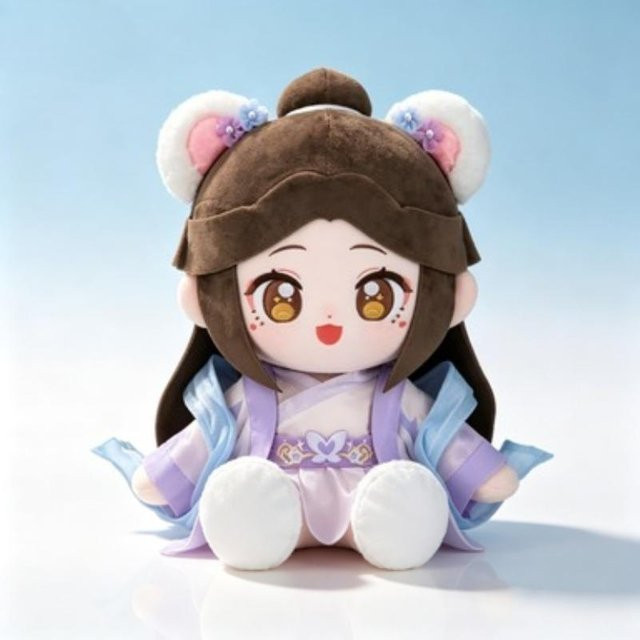 Yiran toy Xie Ling Antiker Stil Hanfu Baumwollpuppe, Plüschtier, 40cm - Bild 1