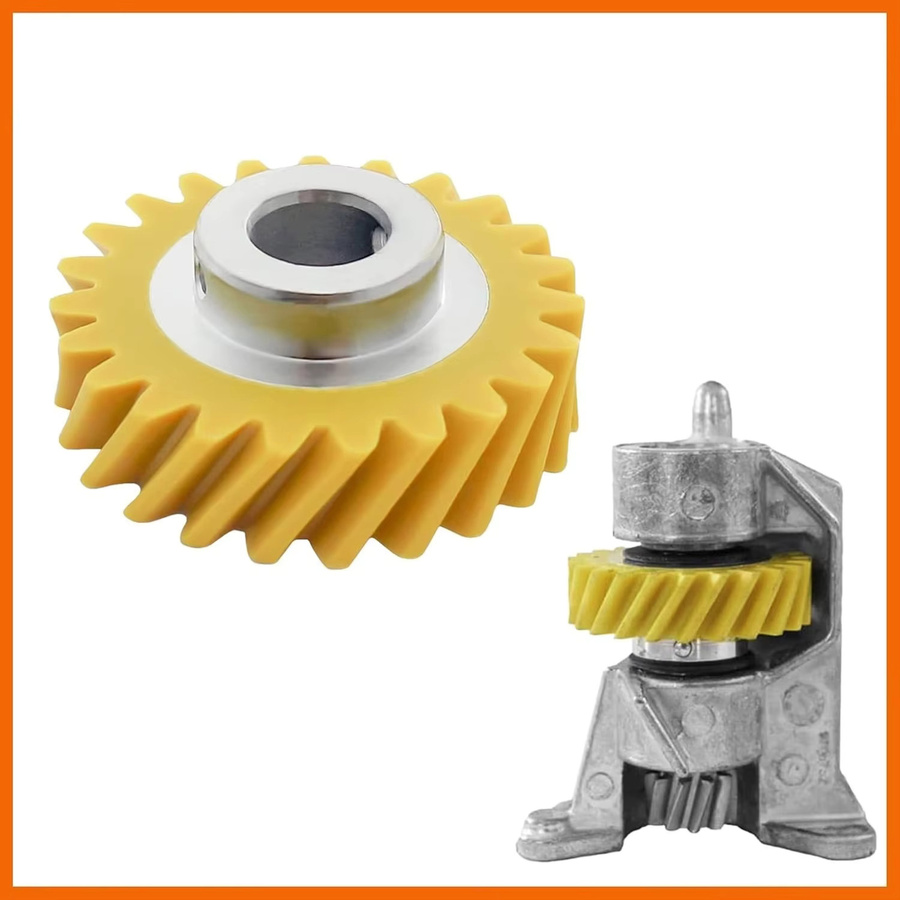 KitchenAid Ersatzteil-Set mit 4 Turbinen und Kohlebürsten für Mixer-Getriebe W10112253 W10380496 kompatibel mit KSM88RBQ2 KSM150 5K5SS - Bild 2